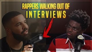 RAPPERS WALKING OUT OF INTERVIEWS (Kanye West, Lil Wayne, Kodak Black, Wiz Khalifa And More!)