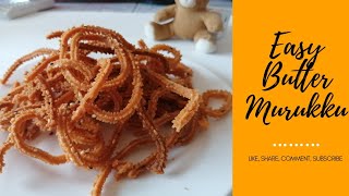 Crispy Butter Murukku ~ வெண்ணெய் முறுக்கு ~an Easy \u0026 Crispy Classic Traditional savoury in Tamilnadu