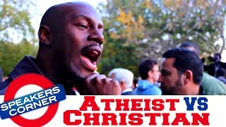 Christian VS Atheist | SPEAKERS CORNER