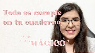 💫✨ CUADERNO MÁGICO  ✨💫 - Todo lo que escribas se manifestará I Ley de atracción