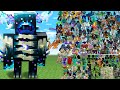 ULTRA WARDEN vs 500 RANDOM MOBS!