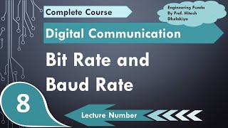 Bit Rate and Baud Rate definition, relation, parameters & examples