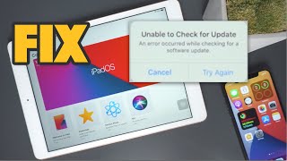 iPad 7 Unable to Check for Update to iPadOS14? Here are Three Methods.