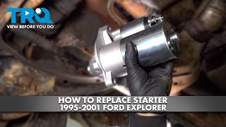 How to Replace Starter 1995-2001 Ford Explorer