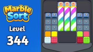 Marble sort Level 344 walkthrough solution