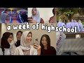 a week of highschool 🏫