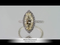 3.01ct fancy yellow marquise cut diamond engagement anniversary ring mark broumand