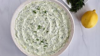 This Zucchini Tzatziki Sauce Is Surprisingly Delicious