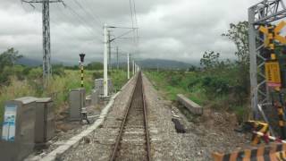 4K 台鐵 417次TEMU1000太魯閣號 知本 - 台東 路程景 Zhiben(Taitung) - Taitung