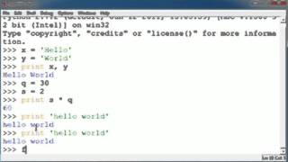 Python tutorial 4: Variables