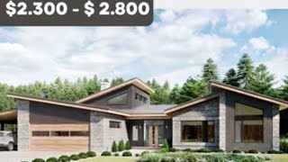 Mid-century Modern Haven: Truoba 320 | 3 Bedroom House Plan