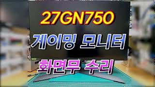 LG 울트라기어 게이밍 모니터 27GN750 화면무 수리 (LG UltraGear Gaming Monitor 27GN750 No Display Repair)