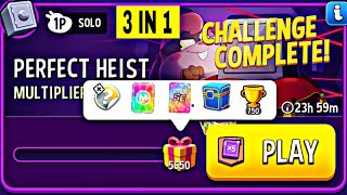 3 solo multiplier madness perfect heist solo challenge | match masters | medness solo