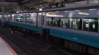 E657系カツK17編成フレッシュひたち緑(グリーンレイク)塗装上野駅発車