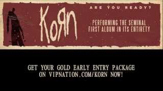 Korn - October US Tour Gold VIP Package