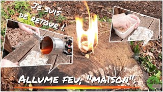 Comment réaliser des alume-feu, 100% récup.