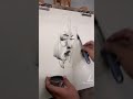 50 second charcoal drawing