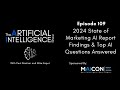 Ep #109: 2024 State of Marketing AI Report Findings & Top AI Questions Answered