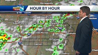 Tracking PM storms, some could be severe