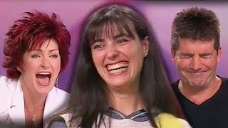 Funniest Audition EVER! Sharon Osbourne & Simon Cowell Cry With Laughter!