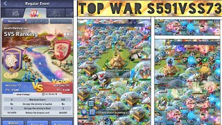 Top War: Battle Game Server vs Server (SvS) - S591 vs S73 | BOOM