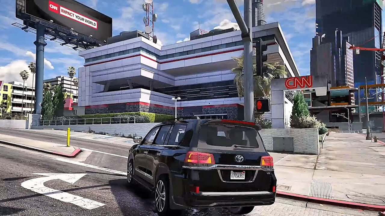 CNN - WEAZEL News Building Reworked GTA 5 - YouTube