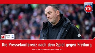 Die Pressekonferenz nach dem Spiel gegen den SC Freiburg