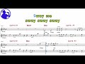 Pussycat Dolls - Sway karaoke version sheet music for players,chorus added(Ye karaoke)