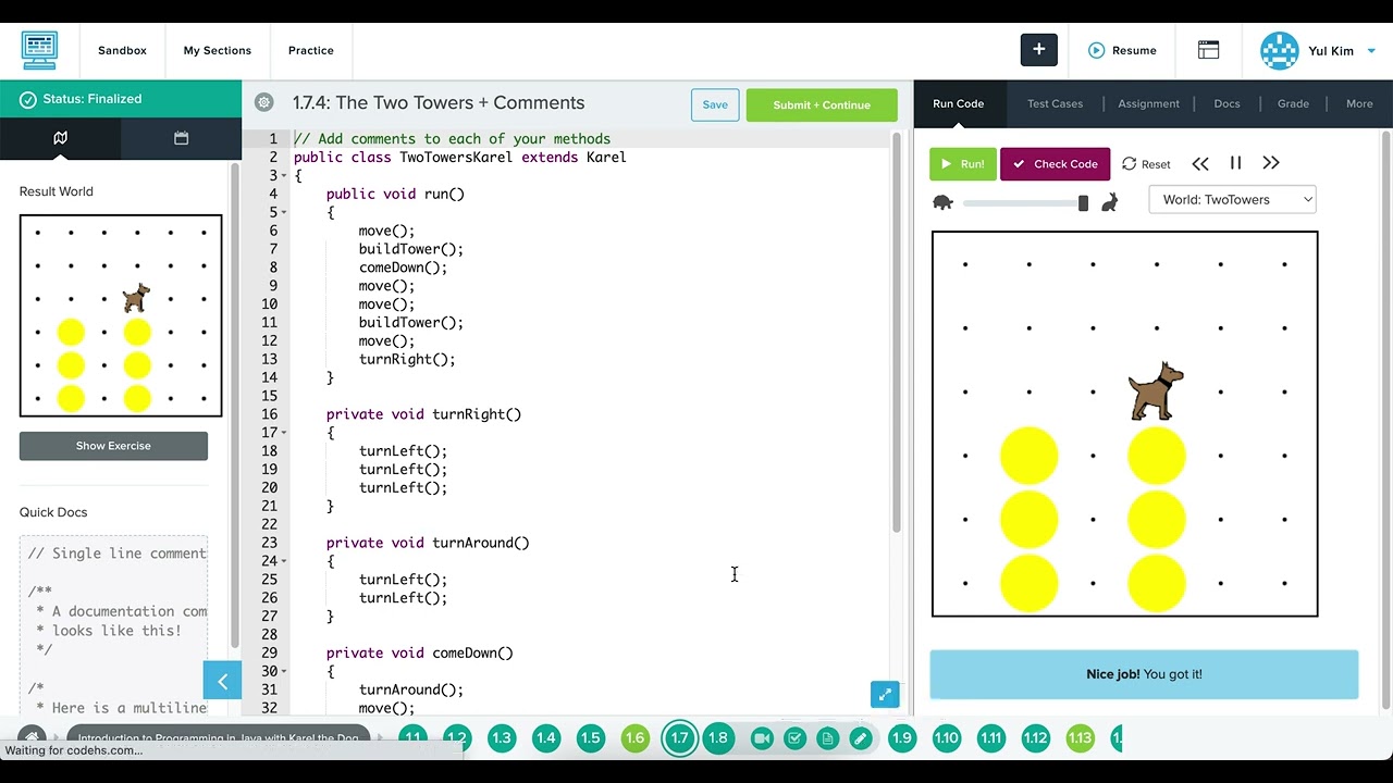 CodeHS - Introduction To Programming In Java With Karel The Dog - YouTube