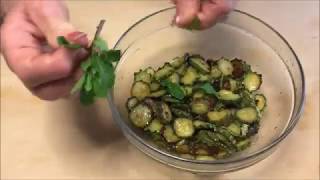 Zucchine alla Scapece Pronte in 5 Minuti Sono La Fine Del Mondo - Fried Zucchini Tasty and Easy