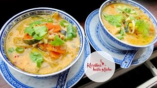 Kerstins heiße Küche - Tom Kha Gai , Thai Kokossuppe (Rezept)