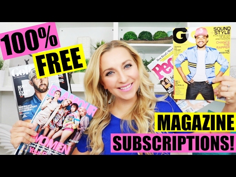 How to Score 100% Completely FREE Magazine Subscriptions!π How to Score 100% Completely FREE Magazine Subscriptions!π