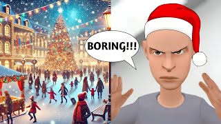 classic caillou ruins Christmas Eve/ grounded