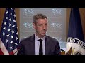 live state department spokesman ned price hold a briefing