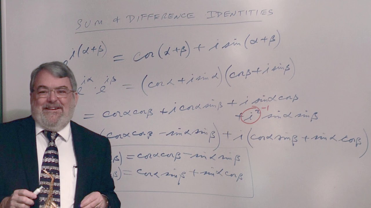 Sum And Difference Identities Via Euler’s Formula - YouTube