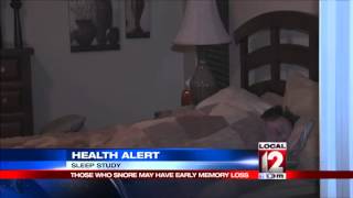 Health Alert: Those who snore may have early memory loss