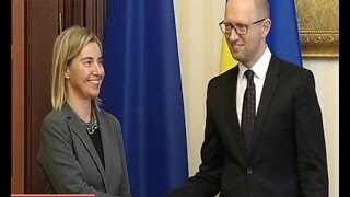 Федеріка Могеріні перебуває з робочим візитом у Києві