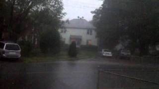 Crazy Rainstorm in Bridgeport, CT Summer 2011