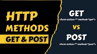 HTTP Methods - GET & POST | Differences Between Get and Post - Web Development