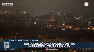 Rusia lanzó un ataque contra infraestructuras en Kiev