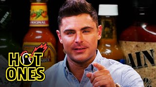Zac Efron Ups the Ante While Eating Spicy Wings | Hot Ones
