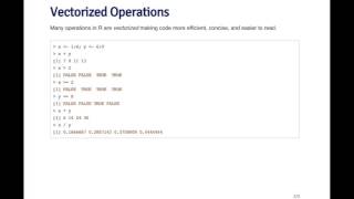 R Vectorized operations