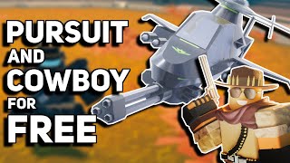 Get Pursuit \u0026 Cowboy Tower For FREE | Tower Defense Simulator