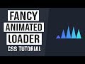 CSS Fancy Animated Loader | Loading Page Animation | CSS Tutorial