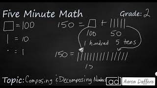 2nd Grade Math Composing and Decomposing Numbers