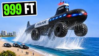 Every Time I Crash, My Police Submarine Car Jumps Higher