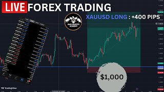 🔴 লাইভ ফরেক্স ট্রেডিং XAUUSD :+200 পিপস লাভ ($4,200) #swingtradingforex