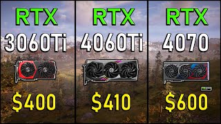 RTX 4060 Ti vs RTX 3060Ti vs RTX 4070 | Tested at 2K Settings| Tech MK