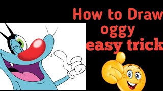 How to draw oggy for beginners step by step