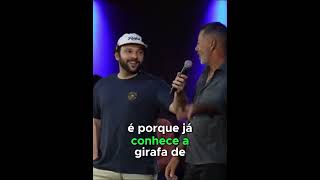 Raphael Ghanem, É porque ja conhece a girafa